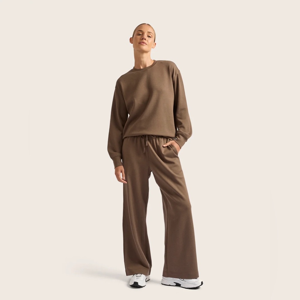 Boody Women's Straight Leg Sweat Pants - Oyster